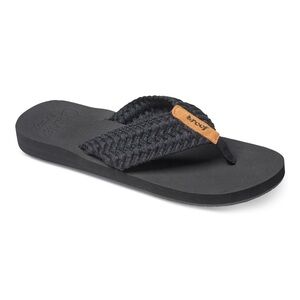NWOT Reef Cushion Threads Black Flip-flops Women’s Size 6​